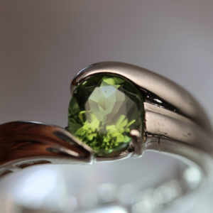 Green Tourmaline Ring