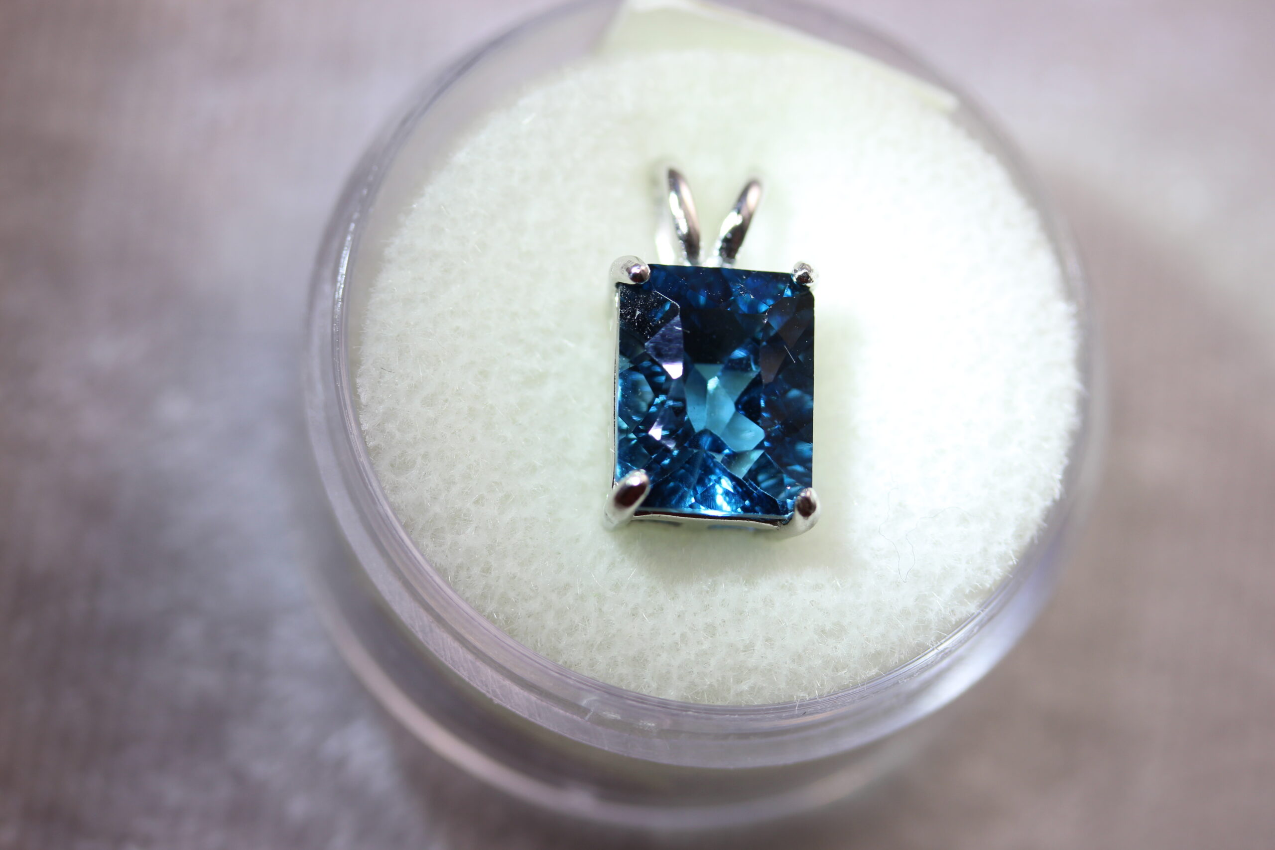 London Blue Topaz Pendant
