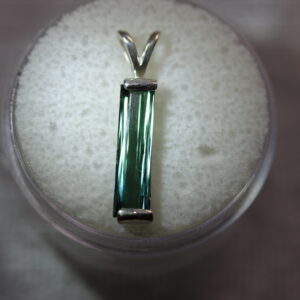 Green-Blue Tourmaline Pendant