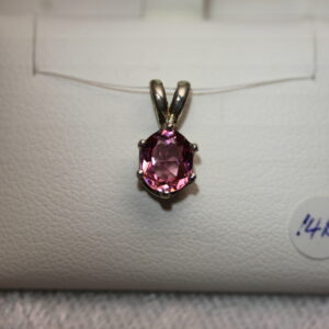 Pink Tourmaline Pendant