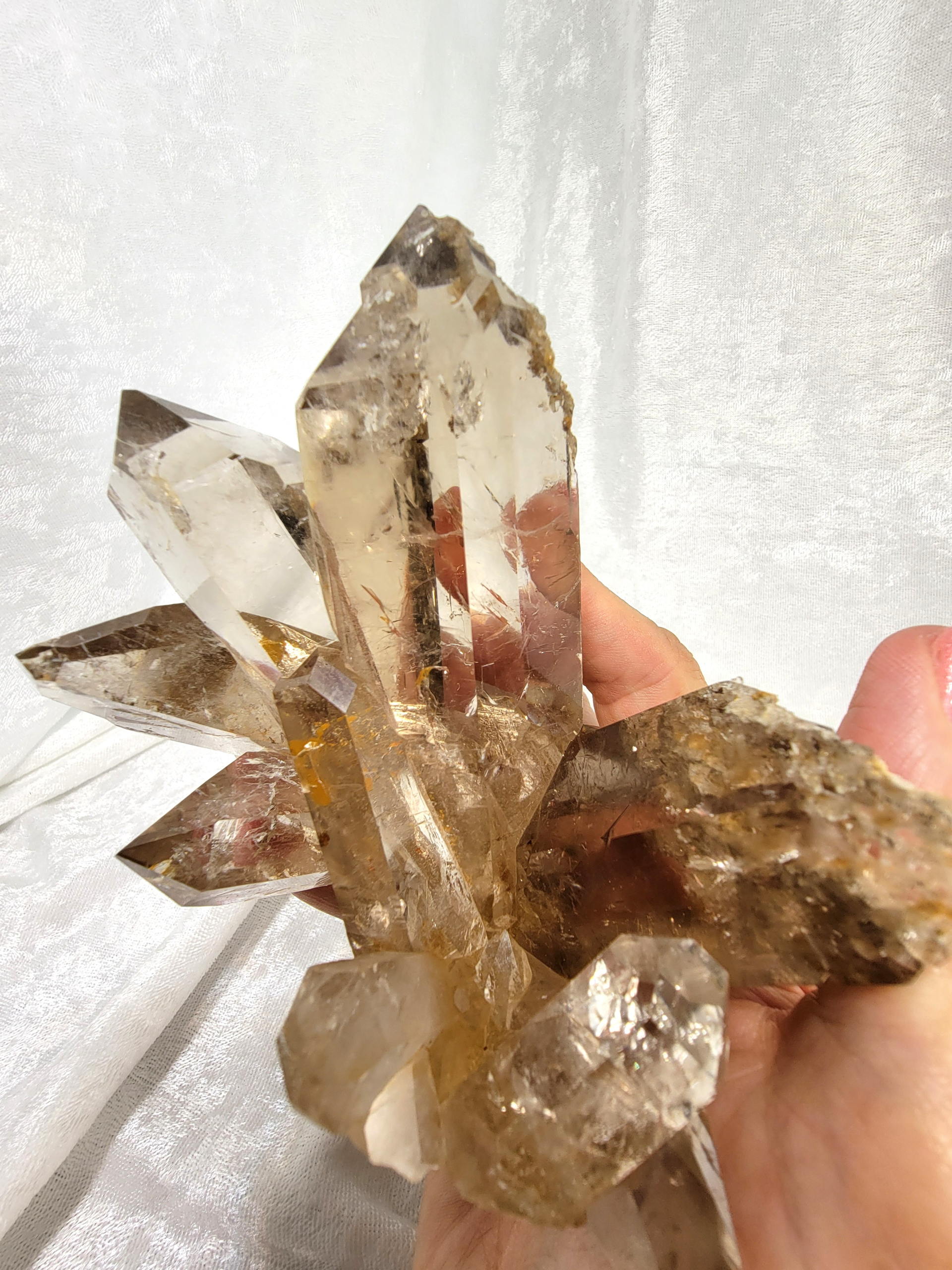 Smoky Diamantina Quartz Cluster - Image 2