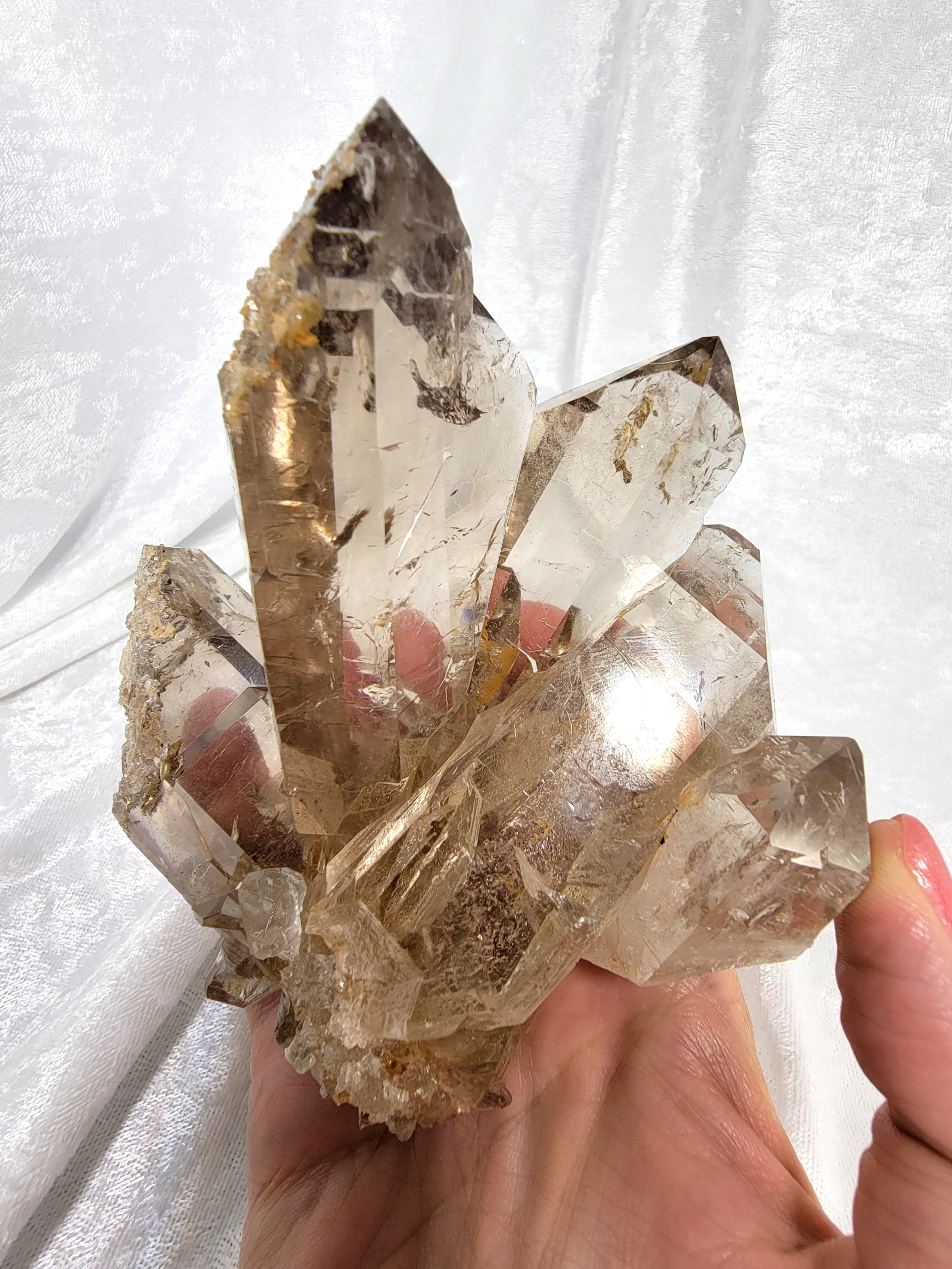 Smoky Diamantina Quartz Cluster